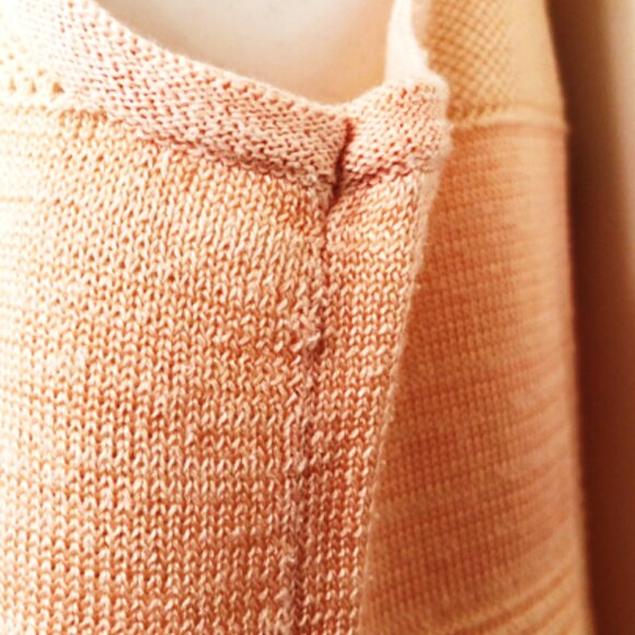 Chico's Women's Tank Top, Peach Knit, Sleeveless, Medium - Picture 6 of 9